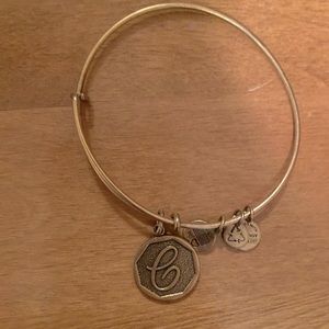 C Charm Alex and Ani Bracelet